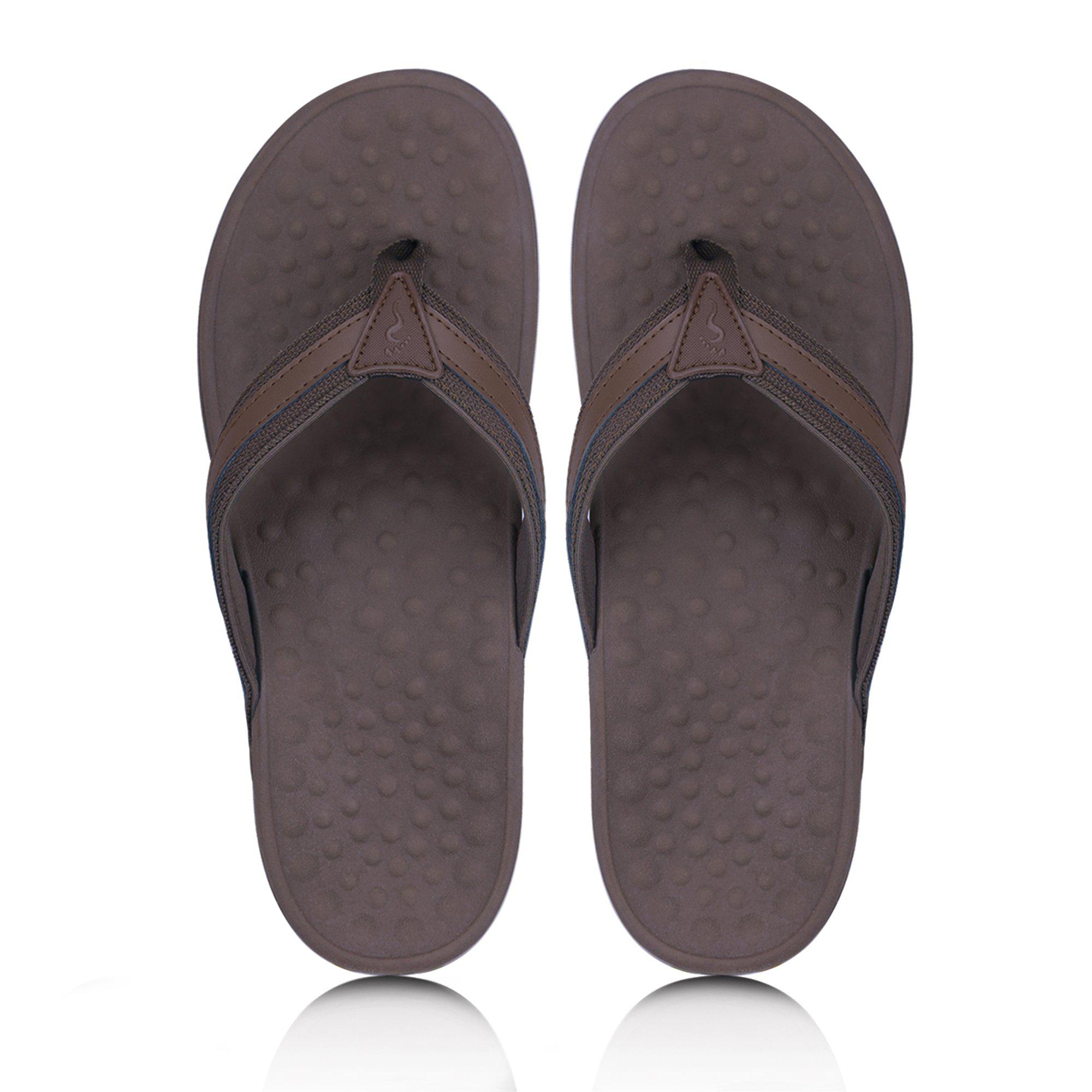 Flip flops for flat best sale feet men's